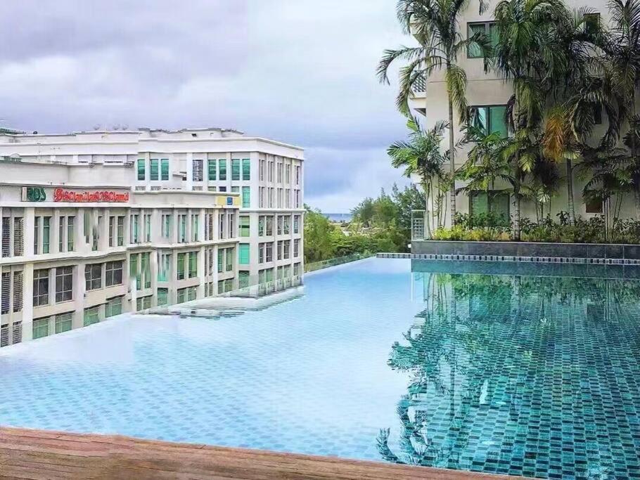 Apartemen Deluxe Sunrise 3 Bedroom Loft B Side Seaview Above Imago Shopping Mall
